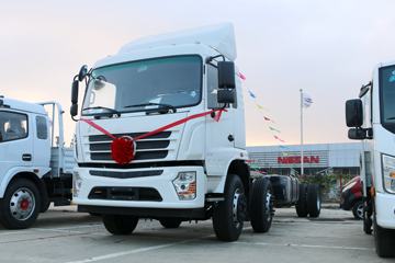 东风新疆 专底系列 210马力 6X2 9.6米栏板载货车(EQ1250GD5D)