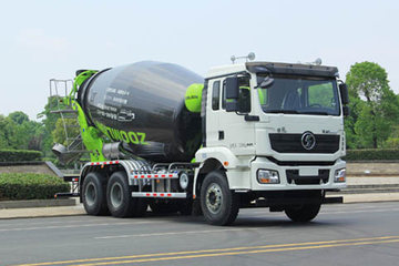 陕汽重卡 德龙新M3000 340马力 6X4 4.3方混凝土搅拌车(中联牌)(ZLJ5253GJBLE)