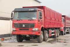 中国重汽 HOWO重卡 375马力 8X4 7.6米自卸车(侧翻)(ZZ3317N4067C1)