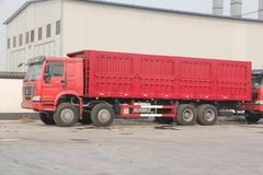 中国重汽 HOWO重卡 375马力 8X4 7.6米自卸车(侧翻)(ZZ3317N4067C1)
