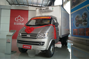 长安跨越 新豹 112马力 1.5L 3.4米冷藏车(川牧牌)(CXJ5030XLC)