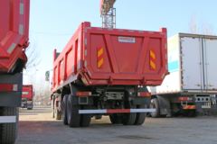 中国重汽 豪瀚J7B 340马力 8X4 7.6米自卸车(ZZ3315N3866E1)