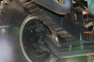 悍V&nbsp;载货车底盘                                                图片