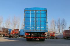 青岛解放 途V重卡 350马力 8X4 9.5米仓栅式载货车(CA5313CCYP2K2L7T4E5A80-1)