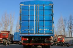 青岛解放 途V重卡 350马力 8X4 9.5米仓栅式载货车(CA5313CCYP2K2L7T4E5A80-1)