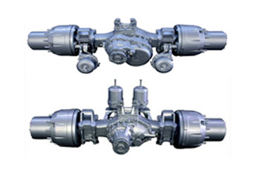 东风德纳 DF4401TD-300H 22吨轮边驱动贯通式双桥