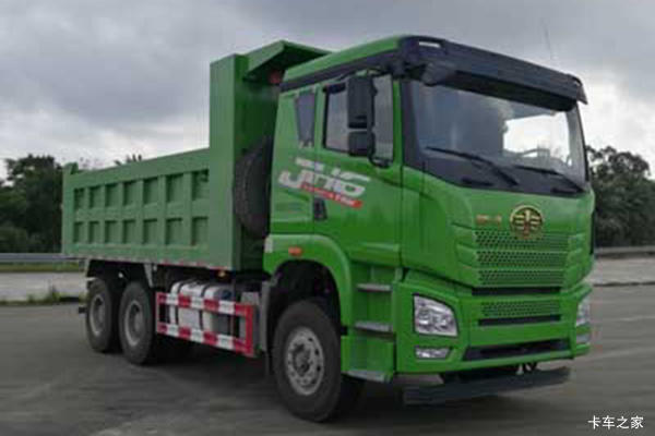 青岛解放 JH6重卡 375马力 6X4 5.6米自卸车