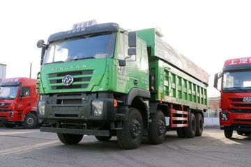 上汽红岩 新金刚M500 390马力 8X4 7.6米自卸车(CQ3316HTVG366L)