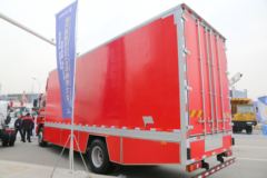 陕汽商用车 轩德E6 18T 4X2 7.75米排半纯电动厢式载货车217.2kWh