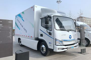 欧马可 智蓝 4.14米单排纯电动厢式轻卡105.37kWh