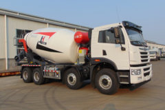 青岛解放 悍V 320马力 8X4 6.7方混凝土搅拌车(九合重工牌)(JHZ5311GJB)