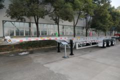 中集华骏 45英尺三桥小鹅颈钢铝骨架车