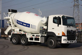广汽日野底盘&nbsp;混凝土搅拌车外观                                                图片