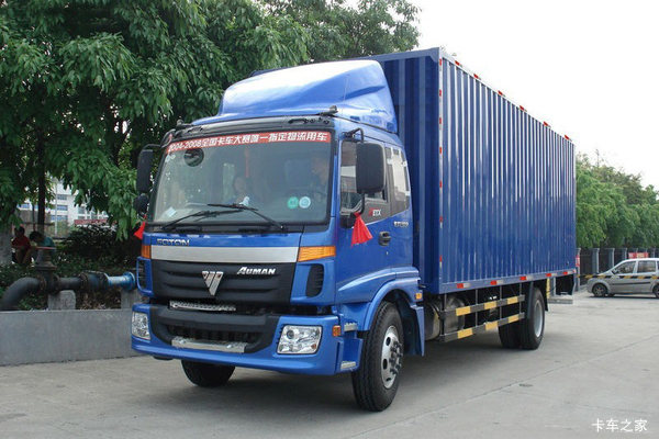 福田 欧曼ETX 3系中卡 平原标载 160马力 4X2 6.75米厢式载货车(BJ5163XXY-XH)