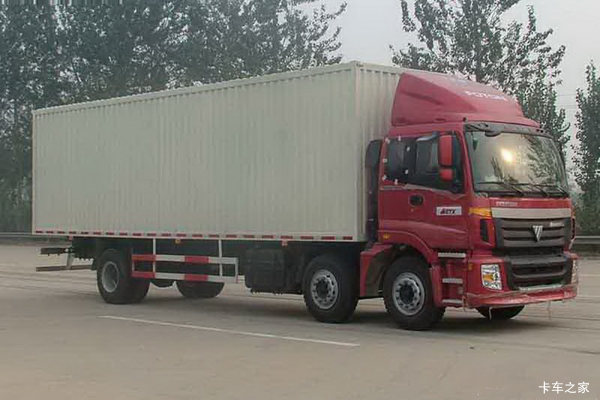 福田 欧曼ETX 6系重卡 270马力 6X2 9.5米厢式载货车(BJ5203XXY-2)