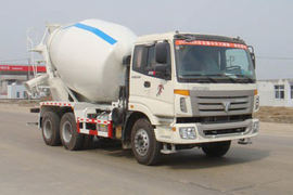 福田欧曼底盘&nbsp;混凝土搅拌车外观                                                图片