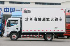东风 凯普特K6-N 140马力 4X2 4.085米活鱼海鲜厢式冷藏车(顺肇牌(SZP5040XLCEQ1)