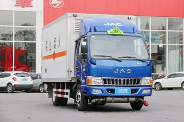 江淮 骏铃E6 130马力 4X2 4.07米易燃气体厢式运输车(顺肇牌)(SZP5040XRQHFC2)