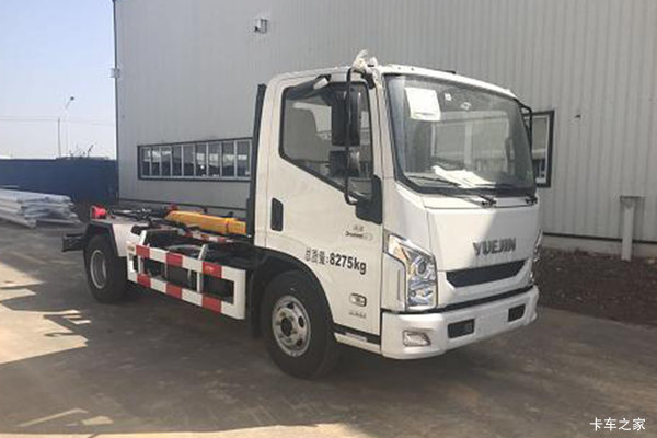 跃进 超越C500-33 150马力 4X2车厢可卸式垃圾车(畅达牌)(NJ5080ZXX5)