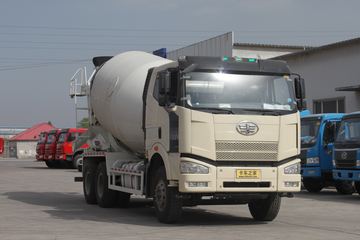 解放J6P&nbsp;混凝土搅拌车外观                                                图片