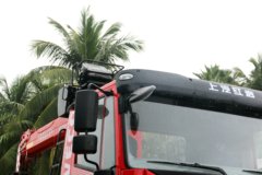 上汽红岩 杰狮M500 350马力 8X4 随车起重运输车