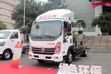 重汽王牌 翼狮 4.5T 4X2 4.15米单排纯电动厢式轻卡底盘91.1kWh