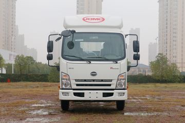 骐铃汽车 H300 116马力 4.045米单排仓栅式轻卡(带液压尾板)(JML5042CCYCD5)