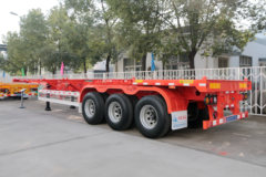 中集华骏 40英尺直梁骨架车(集装箱运输半挂车)