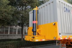 中集华骏 9米平板后自卸半挂车 中集华骏 9米平板后自卸半挂车