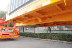 中集华骏 9米平板后自卸半挂车 中集华骏 9米平板后自卸半挂车