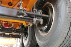 中集华骏 9米平板后自卸半挂车 中集华骏 9米平板后自卸半挂车