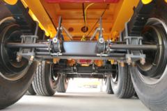 中集华骏 9米平板后自卸半挂车 中集华骏 9米平板后自卸半挂车