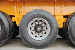 中集华骏 9米平板后自卸半挂车 中集华骏 9米平板后自卸半挂车