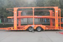 中集华骏 12米中置轴车辆运输半挂车