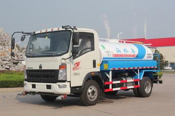 中国重汽 统帅 141马力 4X2 洒水车(绿叶牌)(JYJ5087GSSE)
