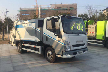 跃进 超越C500-33 150马力 4X2车压缩式垃圾车(畅达牌)(NJ5080ZYS5)