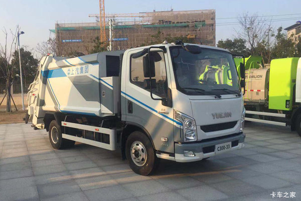 跃进 超越C500-33 150马力 4X2车压缩式垃圾车(畅达牌)(NJ5080ZYS5)