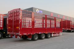 锣响 13米超低货台仓栅式运输半挂车