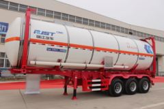 中集瑞江 40方30英尺前凸不锈钢保温箱罐式运输半挂车