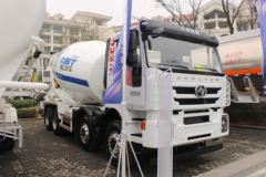 上汽红岩 杰狮M500 320马力 8X4 7.3方混凝土搅拌运输车(8挡)(瑞江牌)(WL5310GJBCQ30)