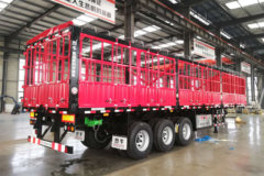 烈牛 13米直梁式仓栅运输车