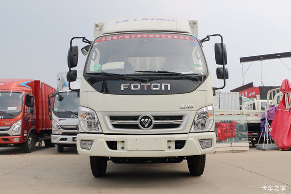 福田 奥铃TX 110马力 4X2 4.05米 易燃液体厢式运输车(程力威牌)