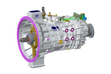 一汽解放CA9TAX090M3 9挡 手动挡变速箱