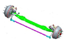 转向桥&nbsp;车桥外观                                                图片