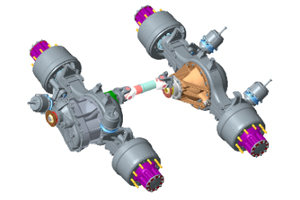 解放R13D465 冲焊驱动桥