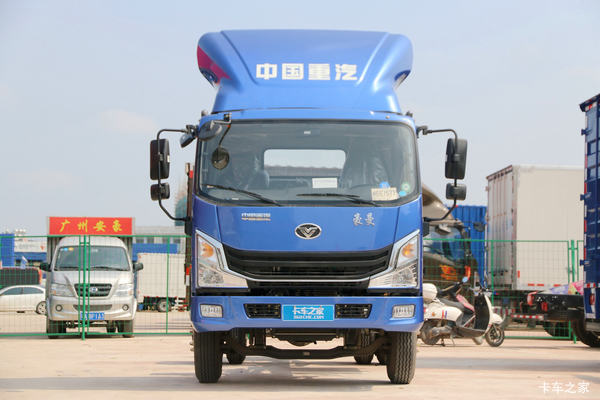 中国重汽 豪曼H3 170马力 4.15米单排仓栅式轻卡