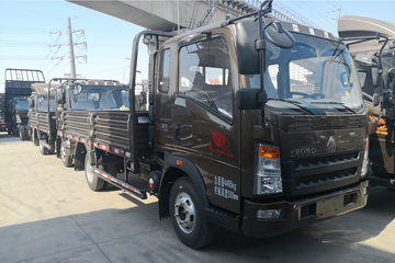 中国重汽HOWO 悍将 116马力 3.85米排半栏板轻卡(云内)(ZZ1047F3315E145)