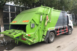 陕汽商用车底盘&nbsp;垃圾运输车外观图片