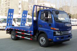 江淮骏铃底盘&nbsp;平板运输车外观图片