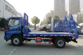 江淮骏铃底盘&nbsp;平板运输车外观图片